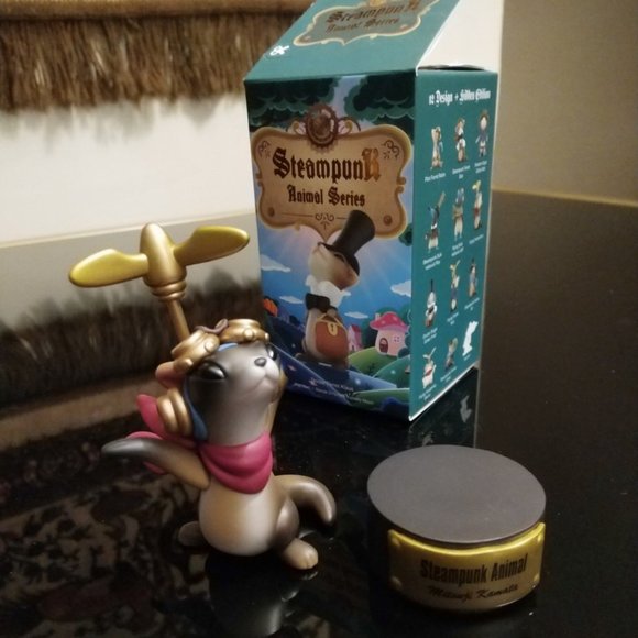 POP MART x Steampunk Animal Series Flying Ferret Aron Blind Box - Picture 10 of 10
